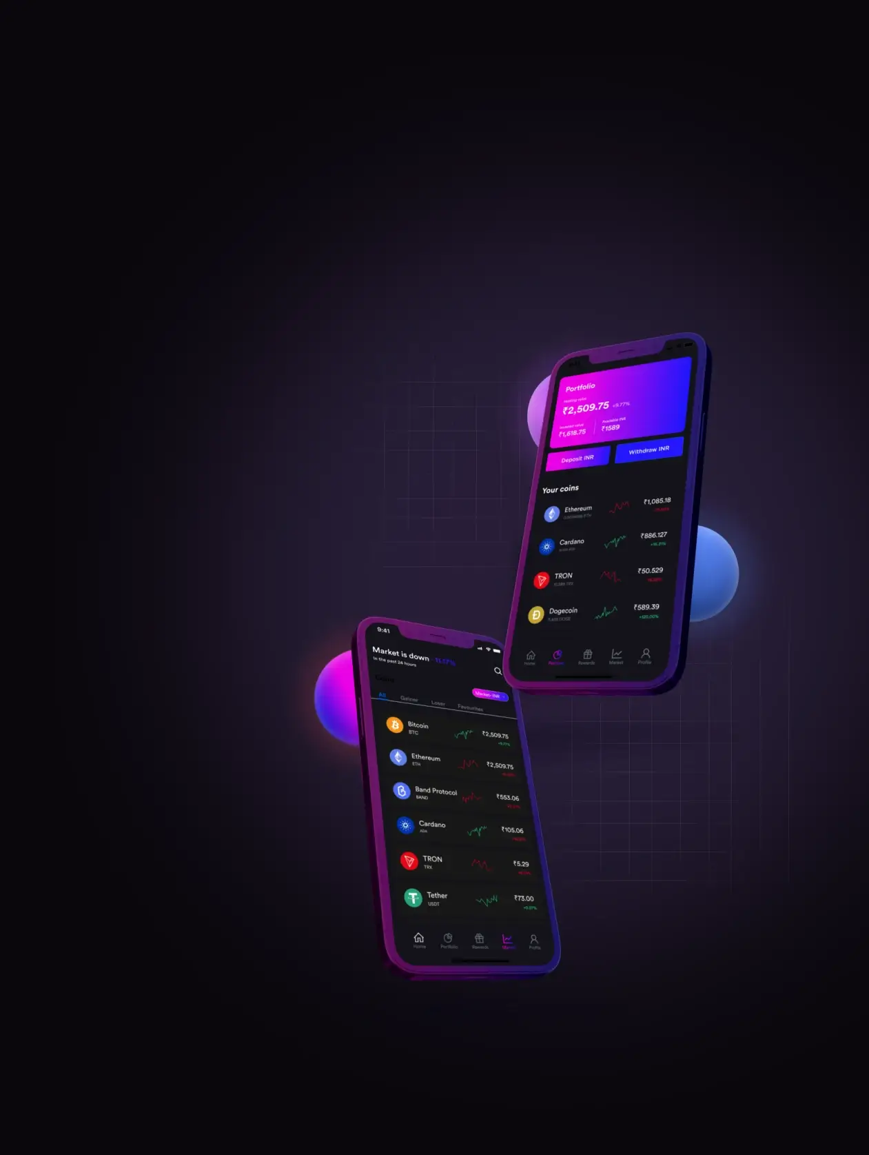 Trader i100 Sprix - Choose between "Register" or "Sign up" to Embark upon Your Voyage